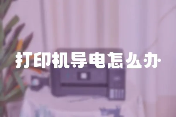 打印機導電怎么辦
