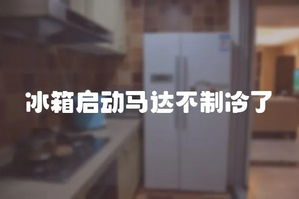 冰箱啟動馬達不制冷了