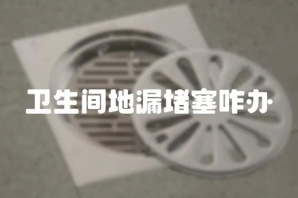 衛生間地漏堵塞咋辦