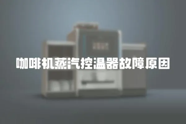 咖啡機(jī)蒸汽控溫器故障原因