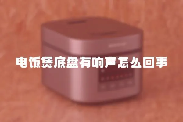 電飯煲底盤有響聲怎么回事