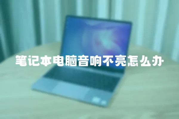 筆記本電腦音響不亮怎么辦