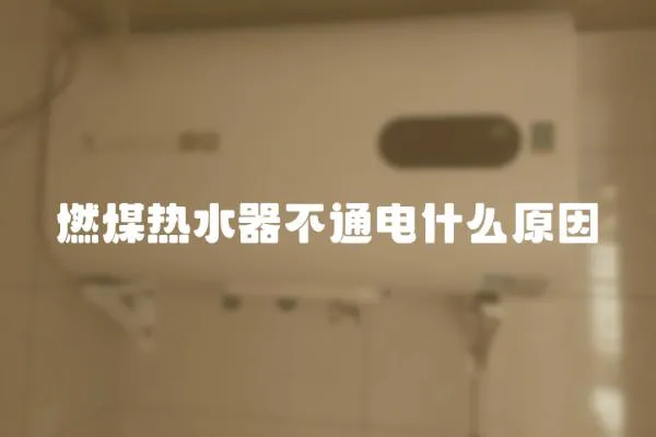 燃煤熱水器不通電什么原因