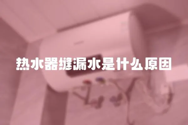 熱水器縫漏水是什么原因