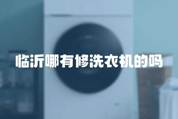 臨沂哪有修洗衣機的嗎