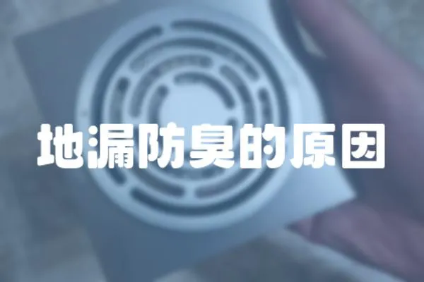 地漏防臭的原因