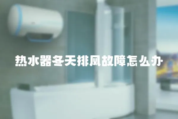 熱水器冬天排風故障怎么辦