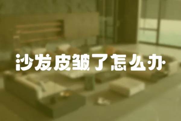 沙發皮皺了怎么辦