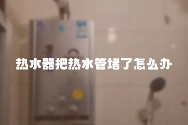 熱水器把熱水管堵了怎么辦