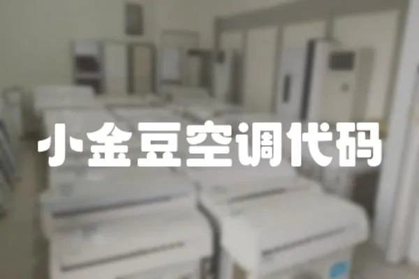 小金豆空調代碼
