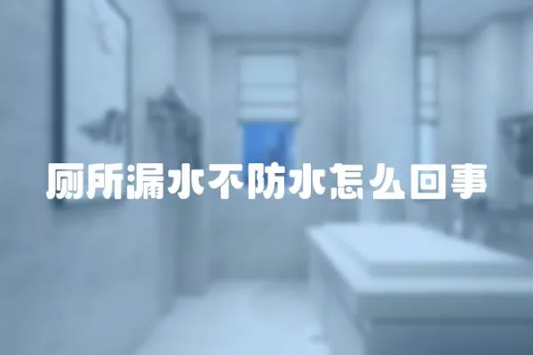 廁所漏水不防水怎么回事