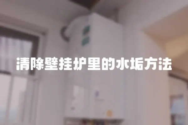 清除壁掛爐里的水垢方法