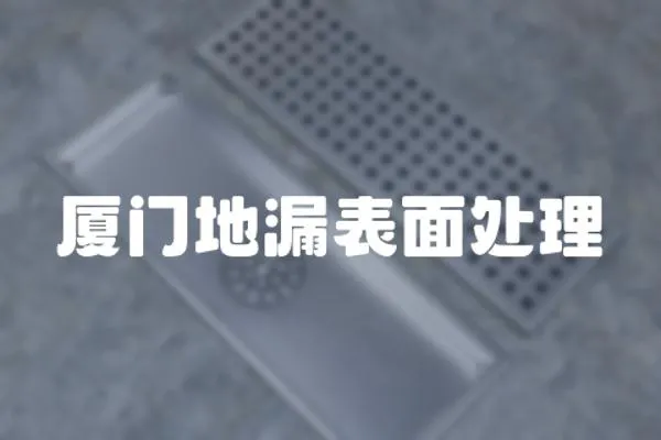 廈門地漏表面處理