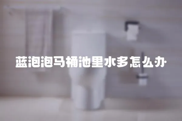 藍泡泡馬桶池里水多怎么辦