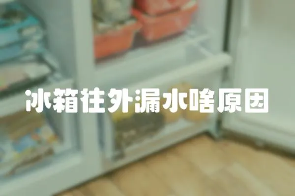 冰箱往外漏水啥原因