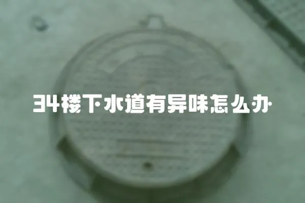 34樓下水道有異味怎么辦