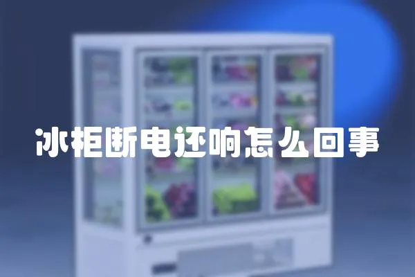 冰柜斷電還響怎么回事