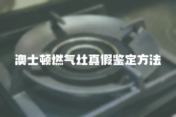 澳士頓燃氣灶真假鑒定方法