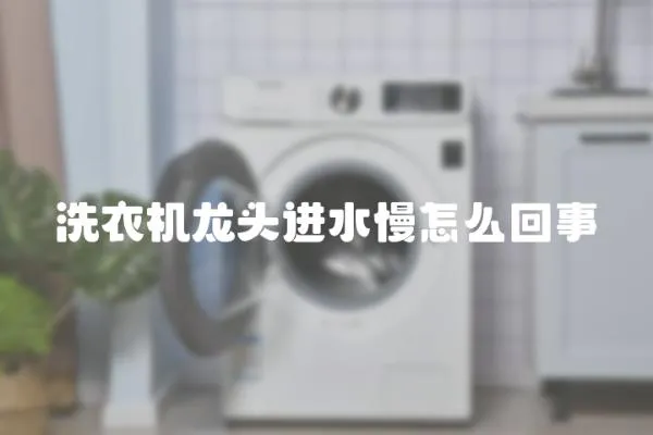 洗衣機龍頭進水慢怎么回事