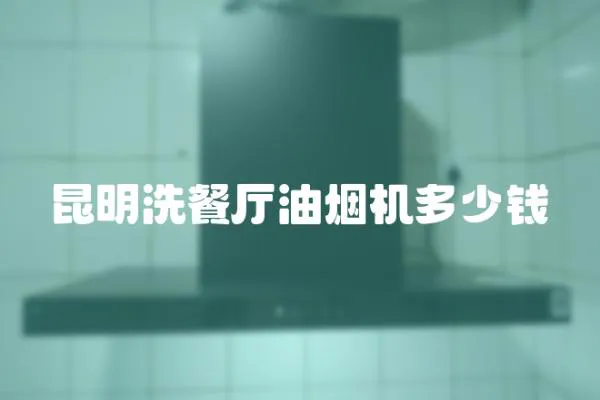 昆明洗餐廳油煙機多少錢