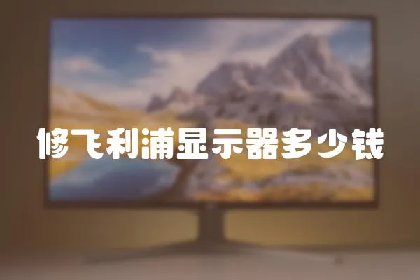 修飛利浦顯示器多少錢