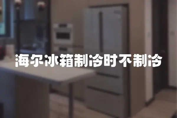 海爾冰箱制冷時(shí)不制冷