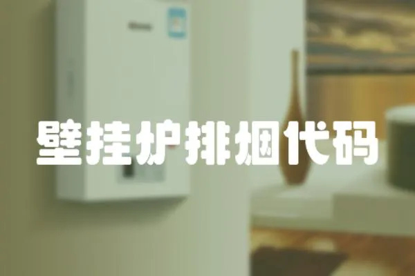 壁掛爐排煙代碼
