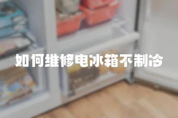 如何維修電冰箱不制冷