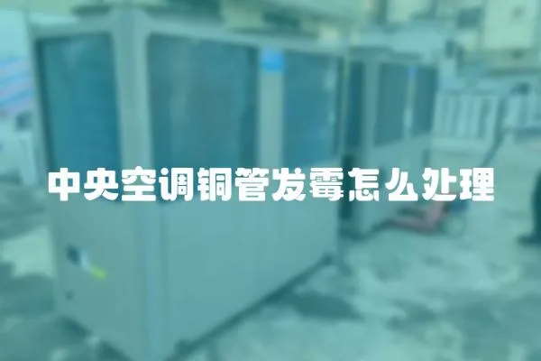 中央空調銅管發霉怎么處理