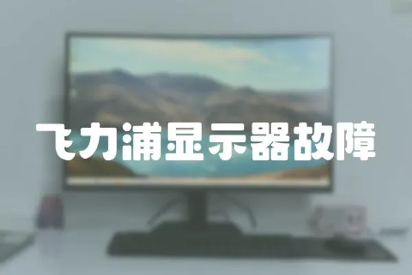 飛力浦顯示器故障