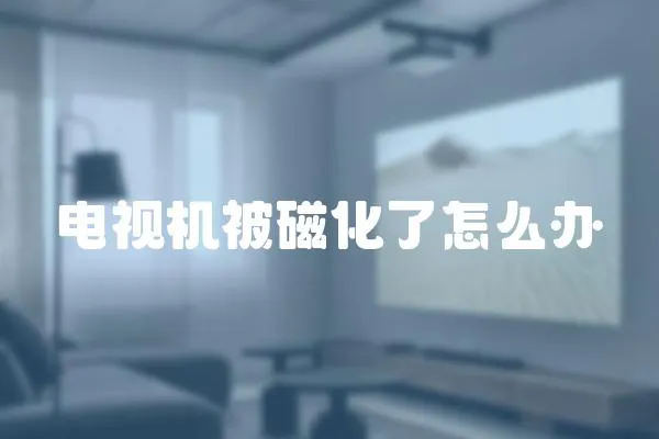 電視機被磁化了怎么辦