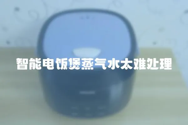 智能電飯煲蒸氣水太難處理