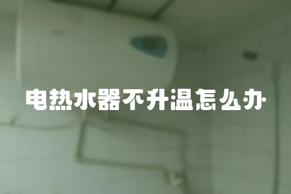 電熱水器不升溫怎么辦