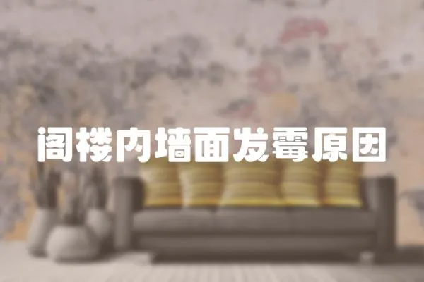 閣樓內墻面發霉原因