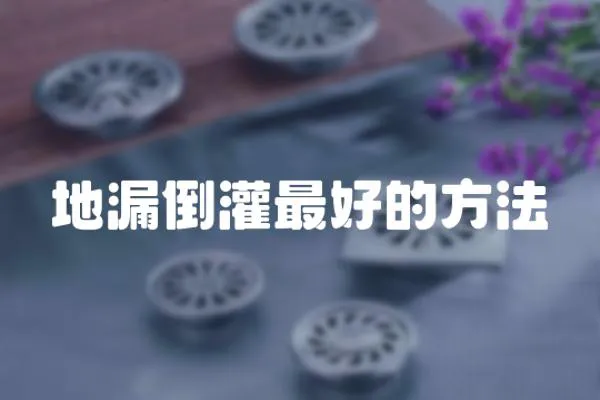 地漏倒灌最好的方法