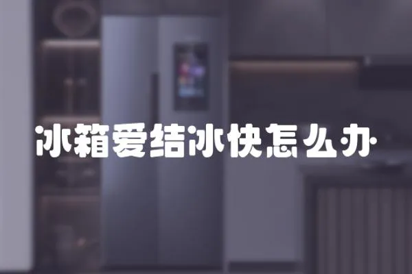 冰箱愛結冰快怎么辦