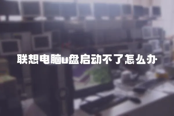聯想電腦u盤啟動不了怎么辦