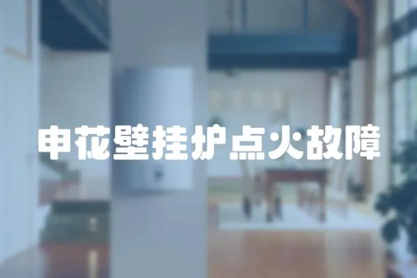 申花壁掛爐點火故障