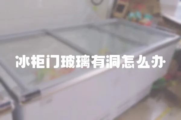 冰柜門玻璃有洞怎么辦