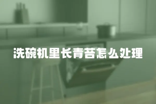 洗碗機(jī)里長(zhǎng)青苔怎么處理