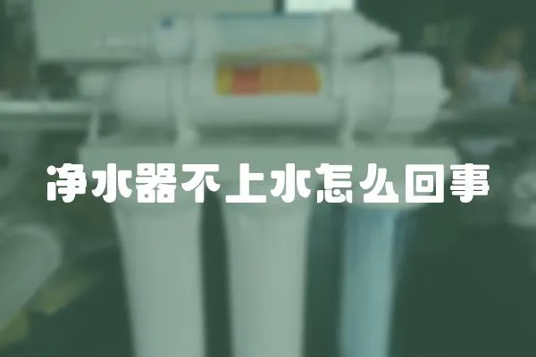 凈水器不上水怎么回事
