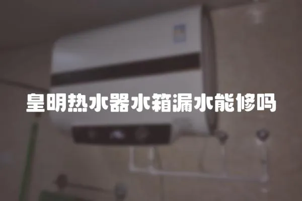 皇明熱水器水箱漏水能修嗎