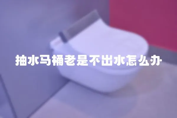 抽水馬桶老是不出水怎么辦