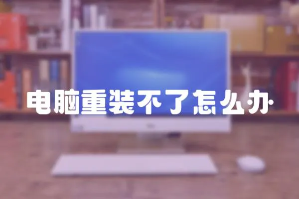 電腦重裝不了怎么辦