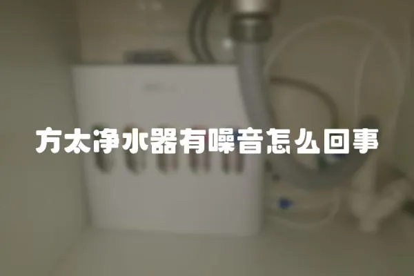 方太凈水器有噪音怎么回事
