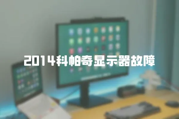 2014科帕奇顯示器故障