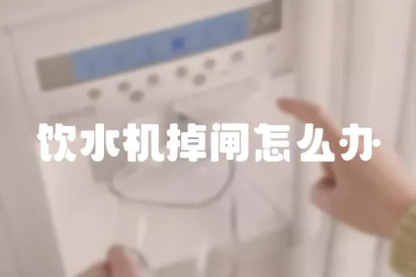 飲水機(jī)掉閘怎么辦