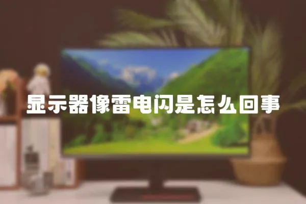 顯示器像雷電閃是怎么回事