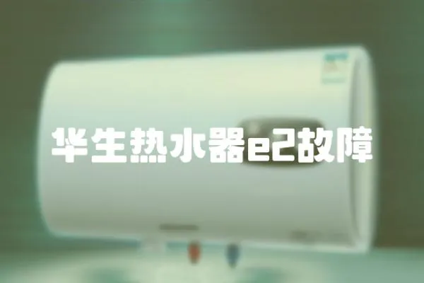 華生熱水器e2故障