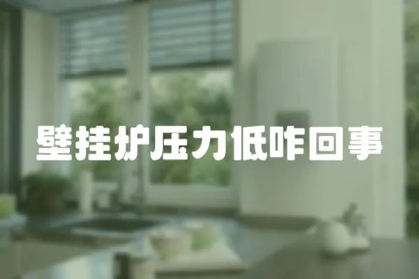 壁掛爐壓力低咋回事
